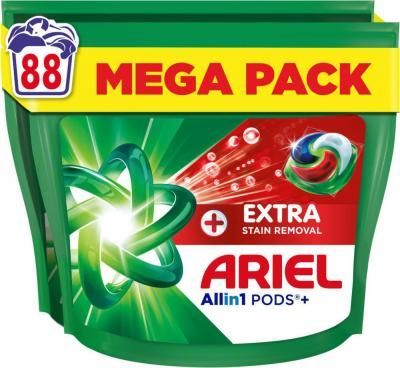 Капсулы для стирки Ariel Pods+ All in 1 Extra Stain Removal (88 шт) Капсулы для стирки Ariel Pods+ All in 1 Extra Stain Removal (88 шт)